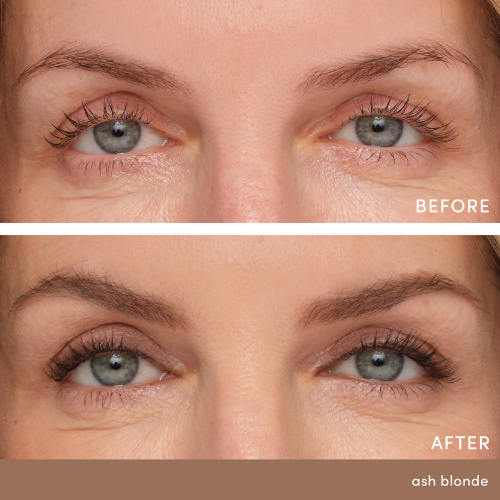 Before After PureBrow Brow Gel AshBlonde