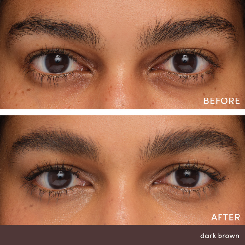 Before After PureBrow Brow Gel DarkBrown
