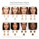 Jane Iredale PurePressed Foundation Base Colour Match Guide